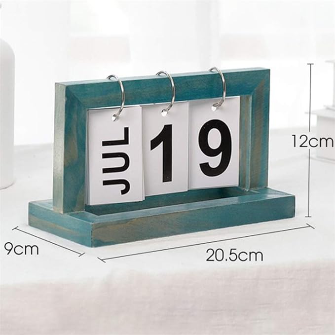 Wooden Vintage Home Calendar - Desertcart.store