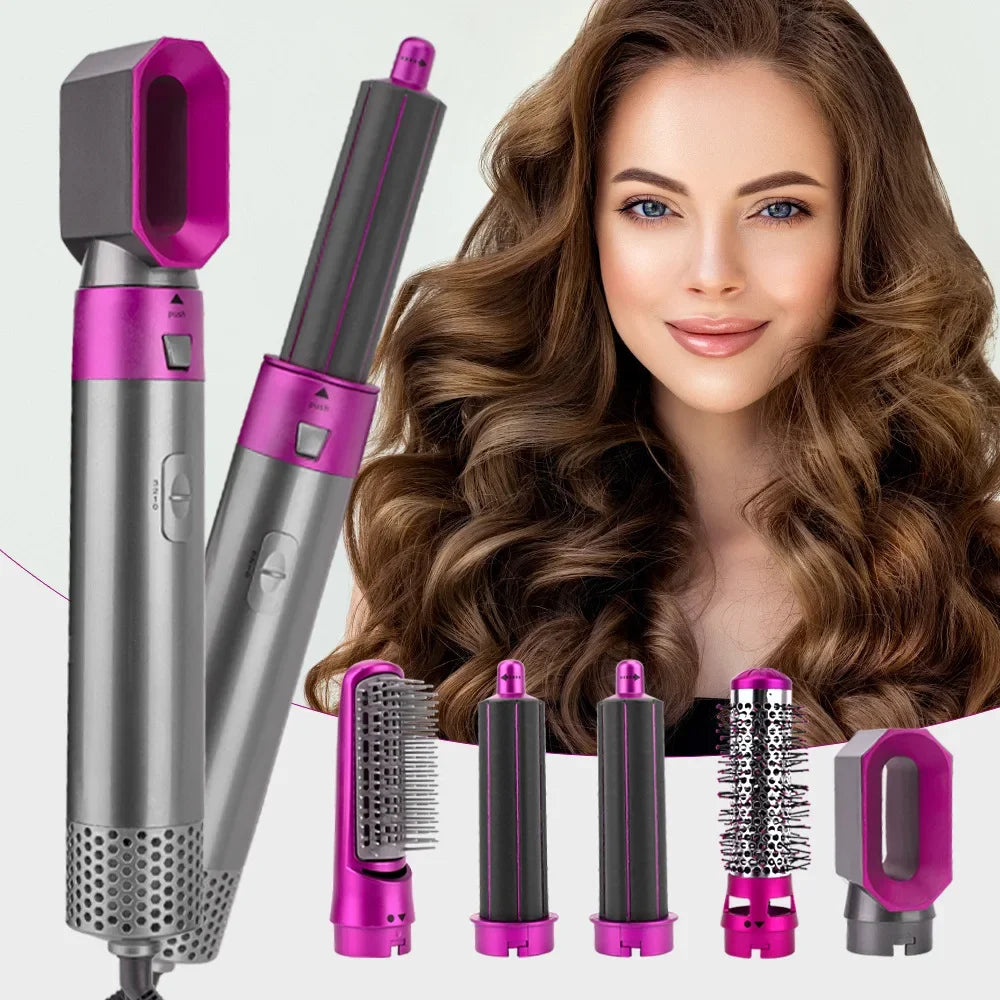 Hot Air Brush 5 In 1 Hair Dryer Brush - Desertcart.store