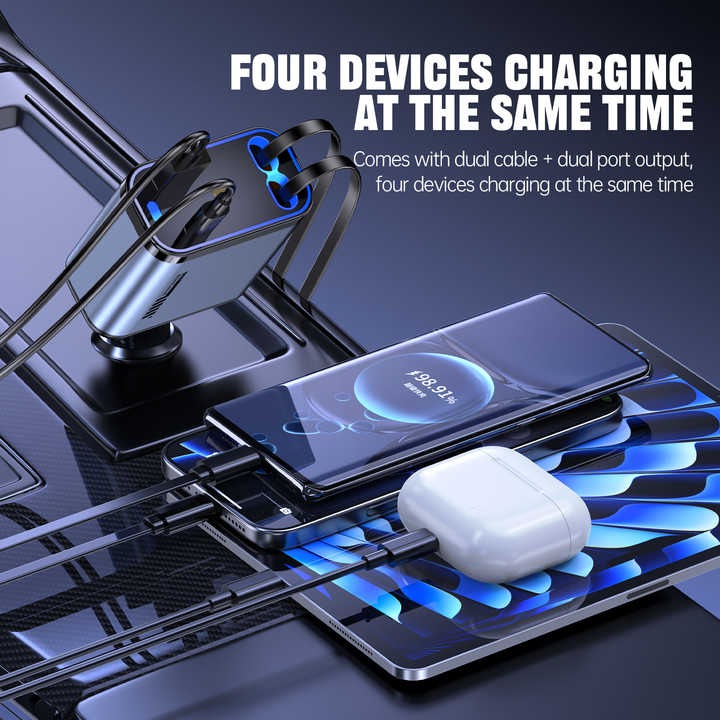 Retractable Car Charger - Desertcart.store