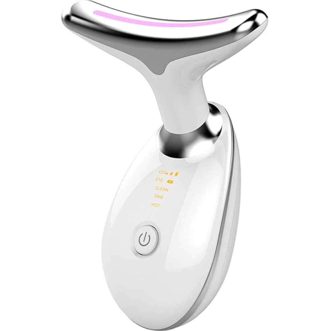 Rechargeable LED Facial And Neck Massager - Desertcart.store