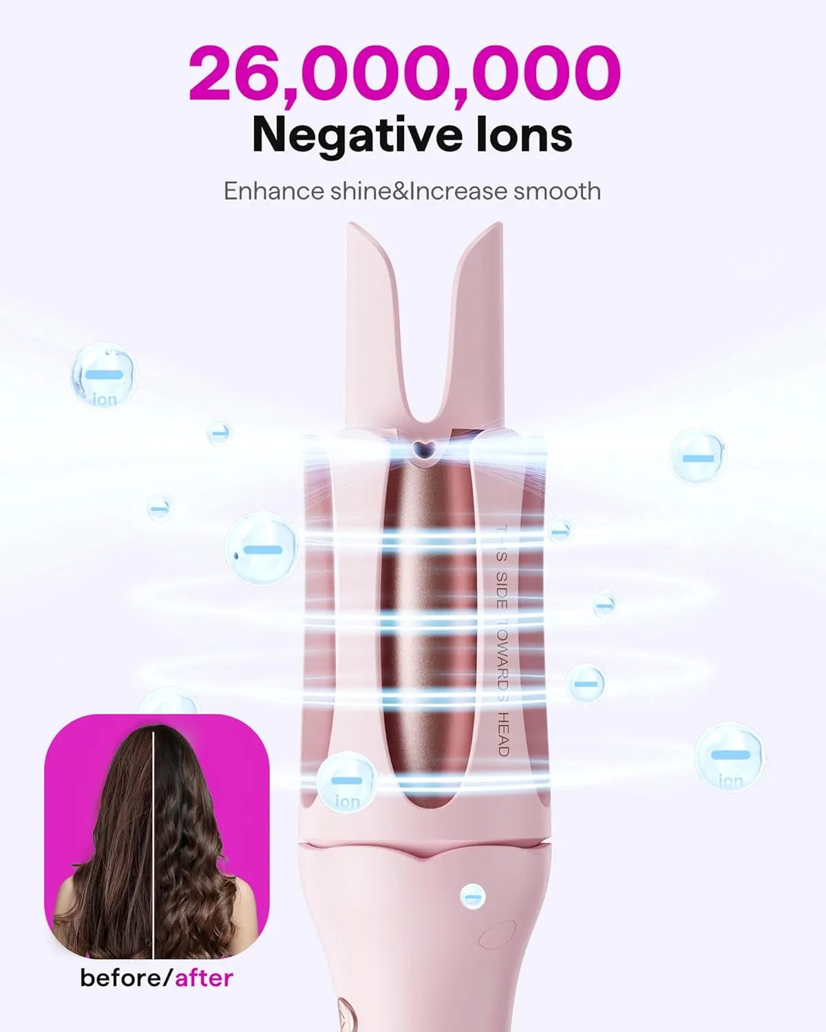 "Automatic Hair Curling Iron – Quick & Easy Curls" Desertcart.store