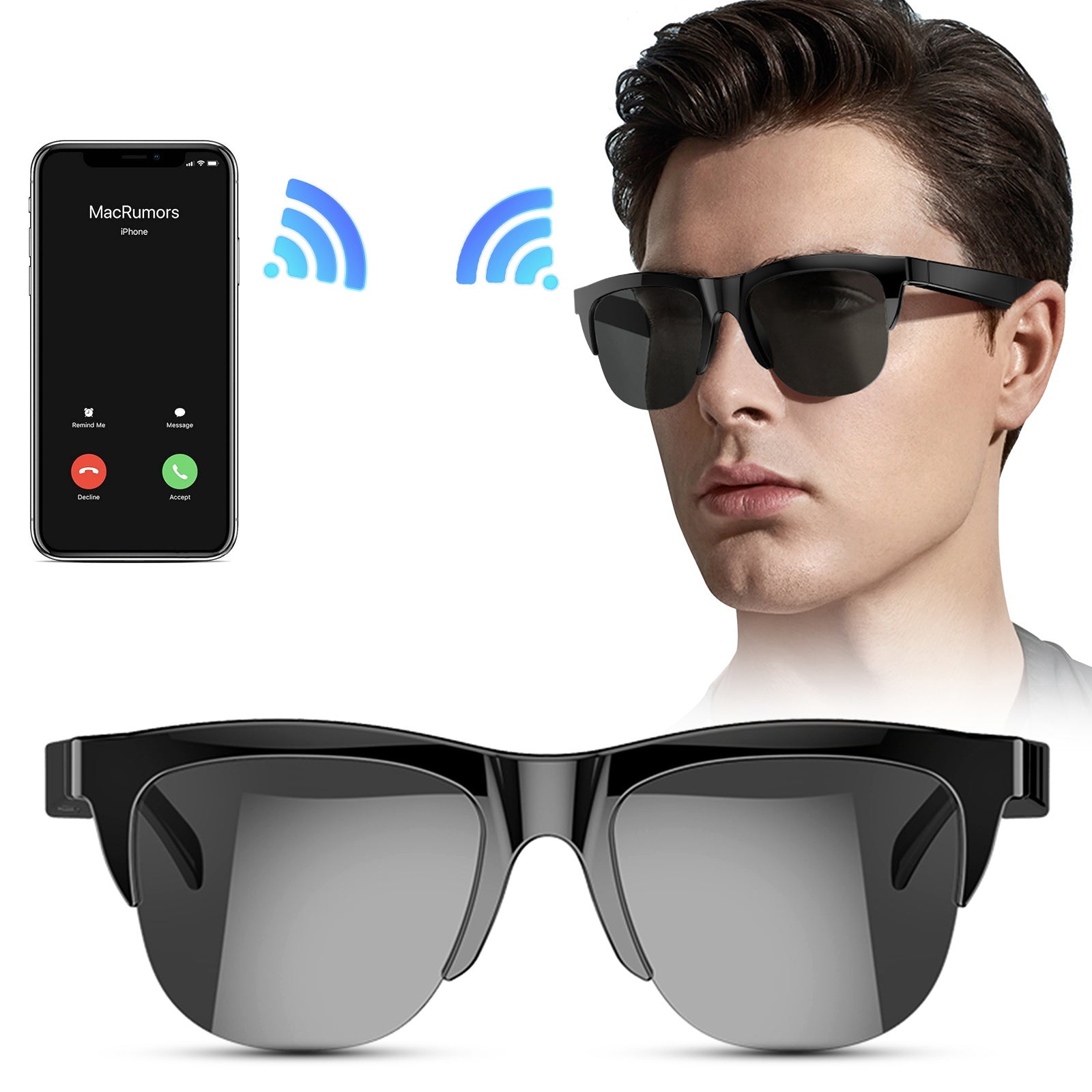 Glasses Headphone نظارات بسماعات بلوتوث - Desertcart.store