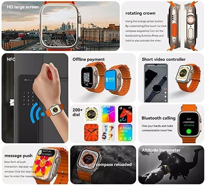 T800 Smartwatch 1.99 inch - Desertcart.store