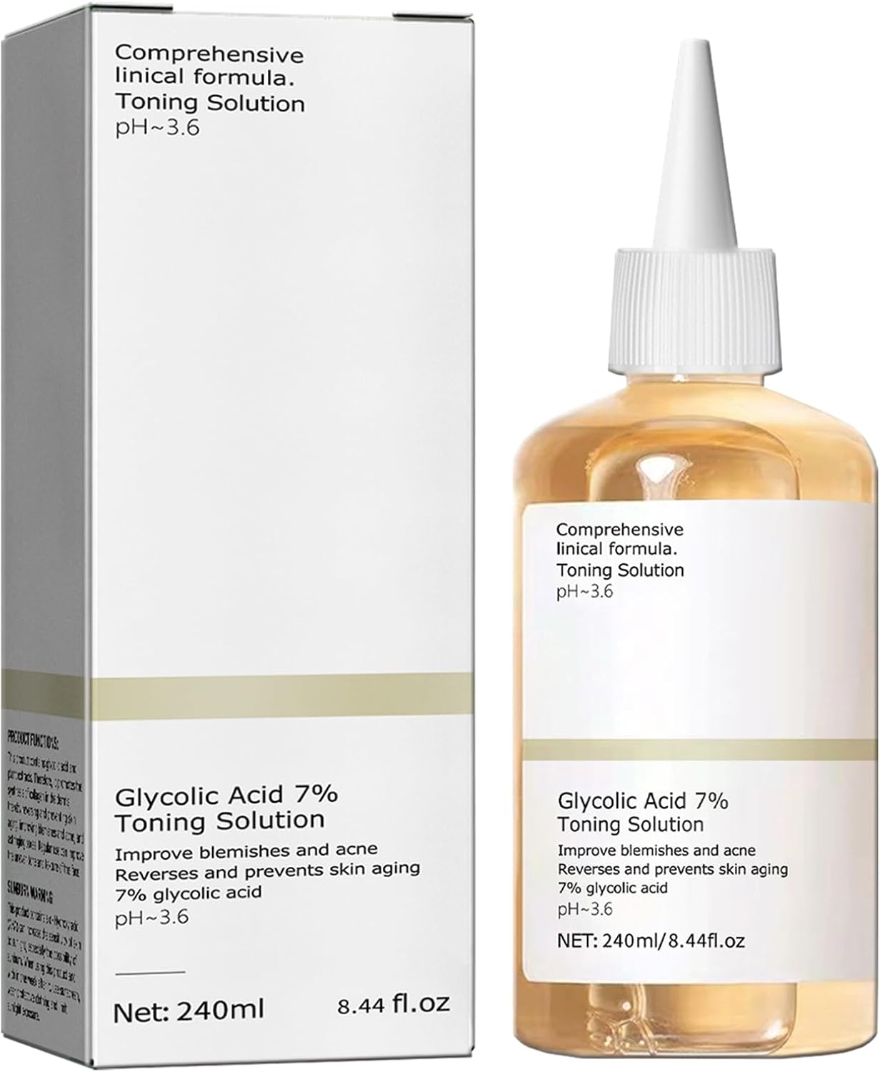 100ml Glycolic Acid 7% Toning Solution To Remove Acne and Moisturize Skin Rejuvenating Lotion - Desertcart.store