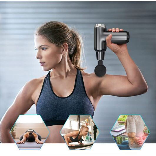 Muscle Massage Gun with 4 Heads FH-820 - Desertcart.store