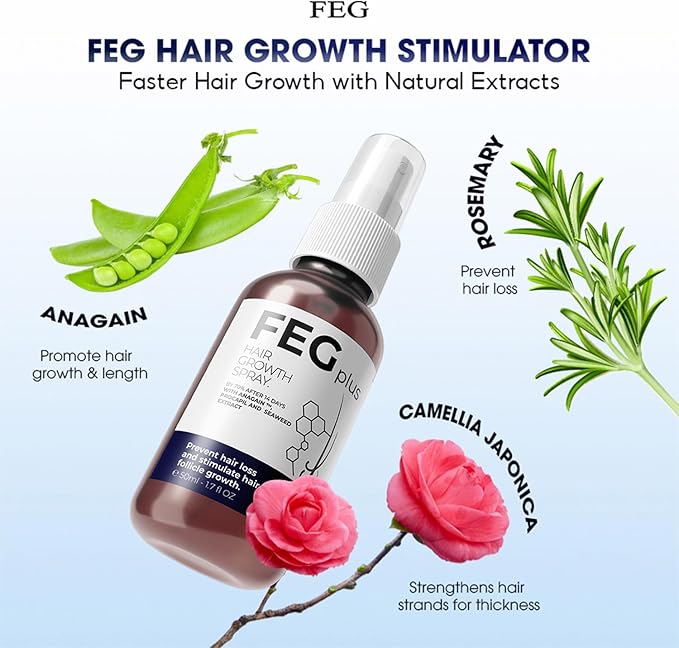 FEG Plus Hair Growth Spray (Original) Gulforia Store