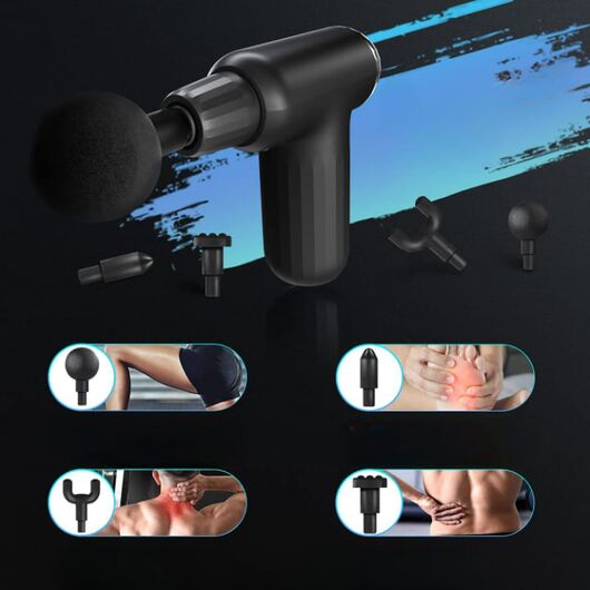 Muscle Massage Gun with 4 Heads FH-820 - Desertcart.store