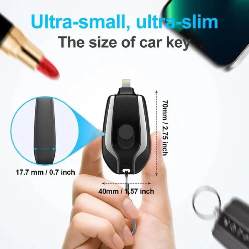 Emergency Portable Key Chain Charger - Desertcart.store