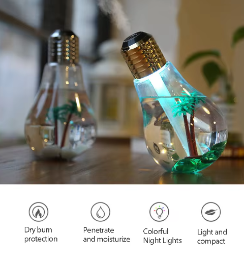 Colorful Lamp Humidifier - Desertcart.store