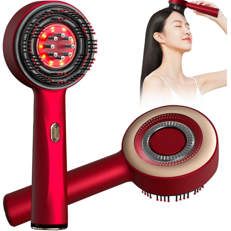 Scalp Massager Brush (Red) – فرشاة تدليك فروة الرأس (حمراء) - Desertcart.store