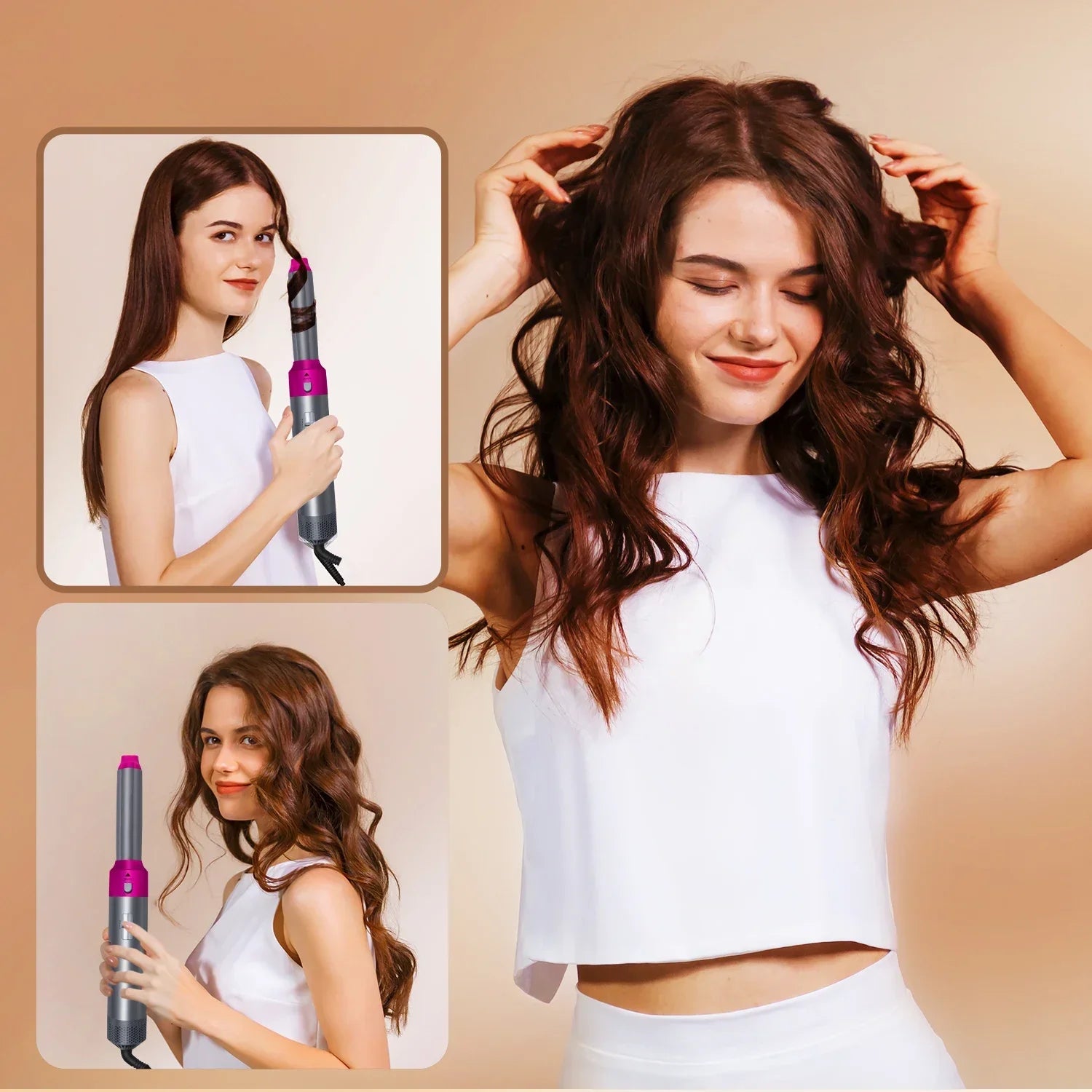 Hot Air Brush 5 In 1 Hair Dryer Brush - Desertcart.store