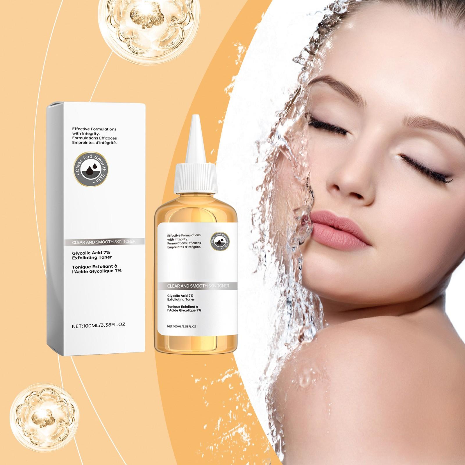 100ml Glycolic Acid 7% Toning Solution To Remove Acne and Moisturize Skin Rejuvenating Lotion - Desertcart.store
