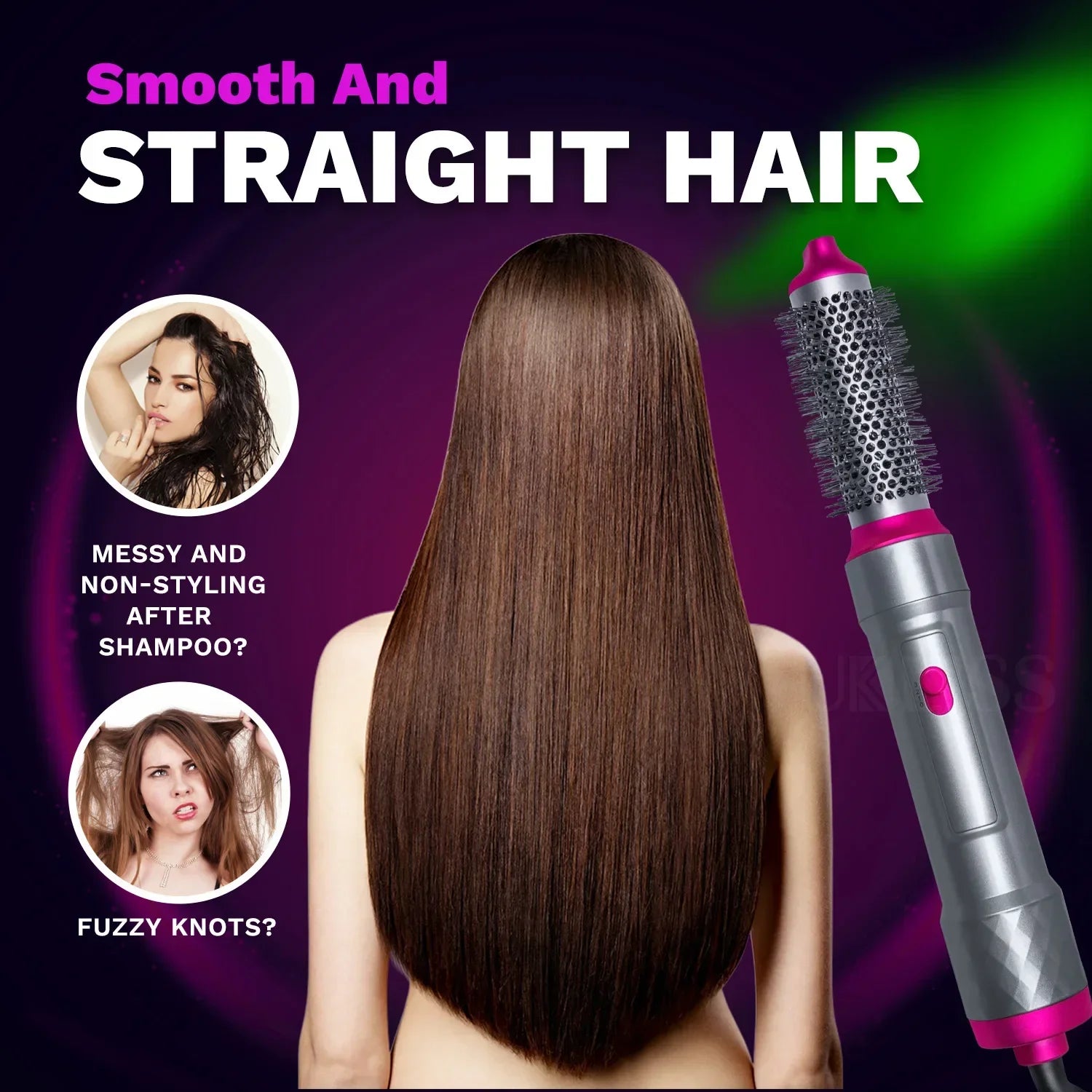 Hot Air Brush 5 In 1 Hair Dryer Brush - Desertcart.store