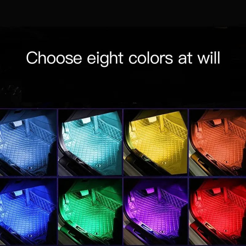 Car Interior LED Strip Lights with Remote Control - Desertcart.store