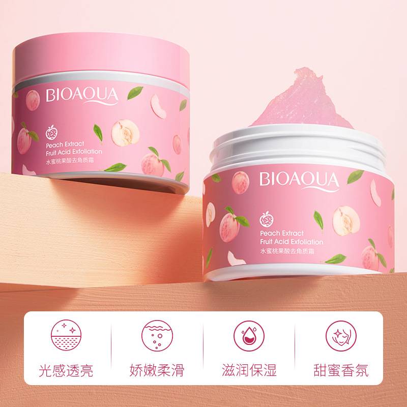 Bioaqua Peach Fruit Acid Exfoliating Gel - Desertcart.store