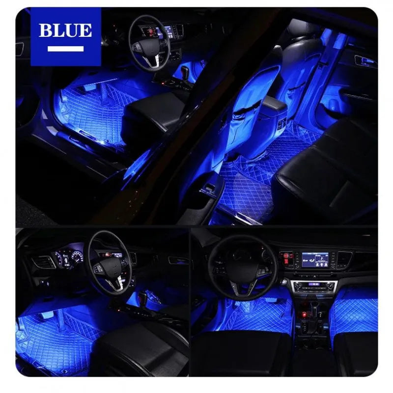 Car Interior LED Strip Lights with Remote Control - Desertcart.store