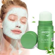 Face Clean Mask Green Tea Cleansing Stick Mask Shrink Pores Deep Blackhead Remover Facial Cleansing Moisturizing Mask Skin Care - Desertcart.store