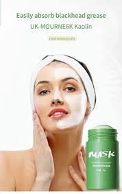Face Clean Mask Green Tea Cleansing Stick Mask Shrink Pores Deep Blackhead Remover Facial Cleansing Moisturizing Mask Skin Care - Desertcart.store
